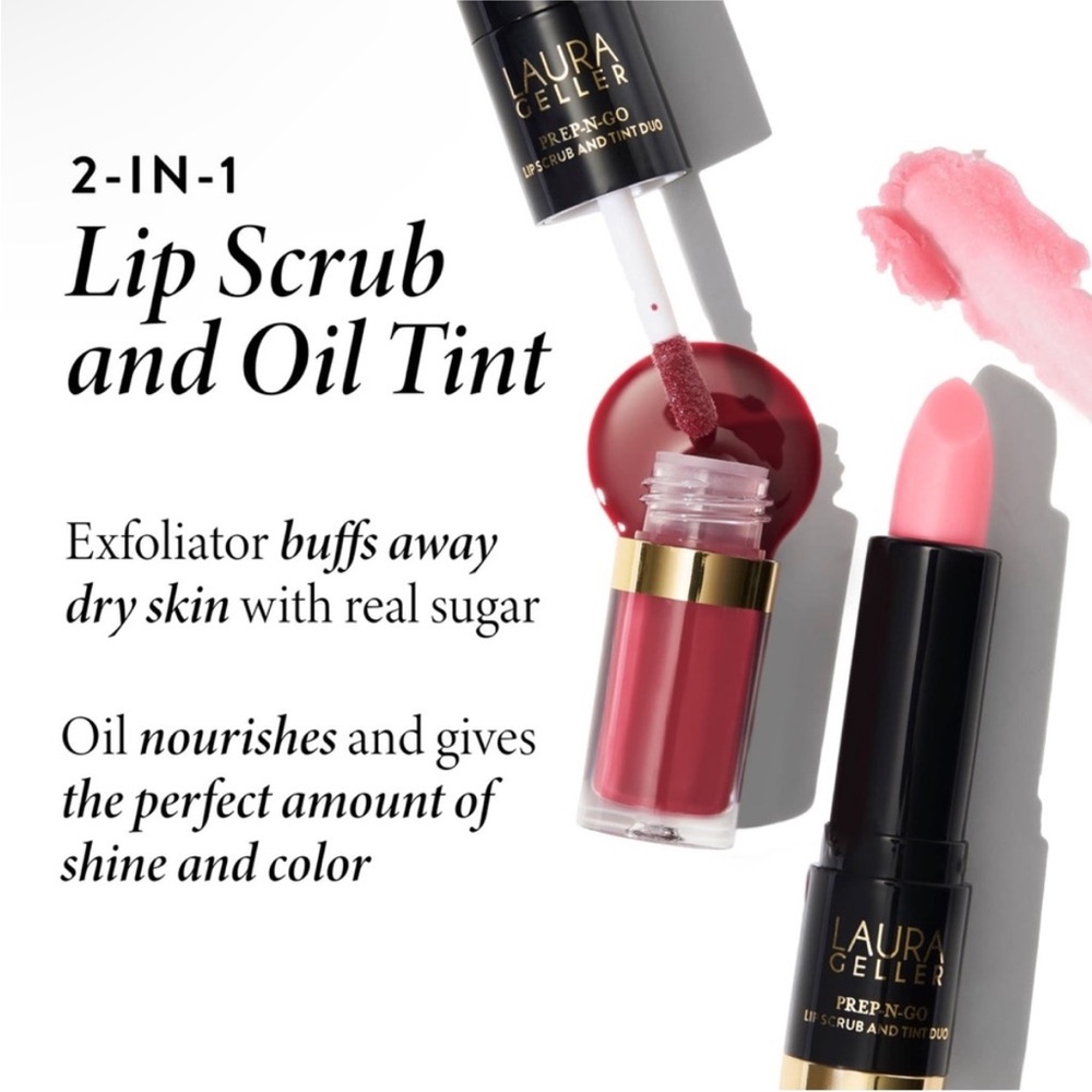 Laura Geller Prep-n-Go Lip Scrub and Tint Duo Shade Rush Hour - Picture 3 of 3